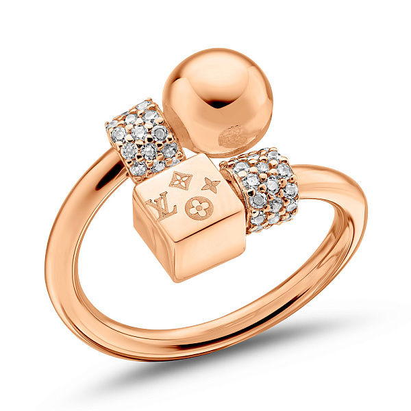 Незамкнена золота каблучка з фіанітами (арт. 156371) – зображення 1