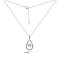 Серебряное колье Капля с фианитами (арт. 7507/2281) – изображение 3