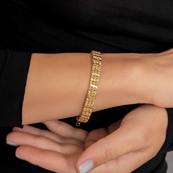 Браслет из желтого золота Francelli (арт. 3261089ж) – изображение 2