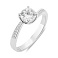 Серебряное кольцо для помолвки с фианитами (арт. 7501/8351)
