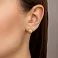 Серьги из желтого золота Francelli (арт. 1101119ж) – изображение 2