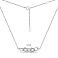 Серебряное колье с фианитами (арт. 7507/2159) – изображение 3