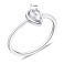 Кольцо из серебра с фианитом (арт. 7501/6079) – изображение 2