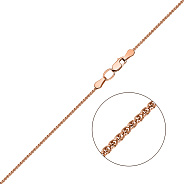 Цепочка из красного золота плетения Спига (арт. 303406)