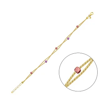 Браслет з жовтого золота Francelli (арт. 326735жрф)