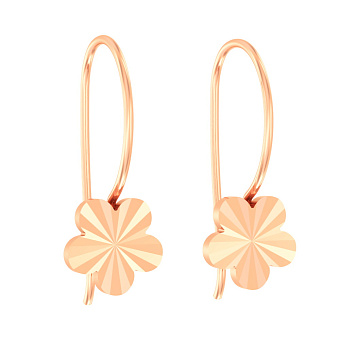 Детские золотые серьги «Цветочки» (арт. 110484)