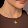 Золотое колье Бабочка Francelli (арт. 352450ж) – изображение 3