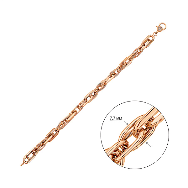 Браслет из красного золота (арт. 3261324) – изображение 3