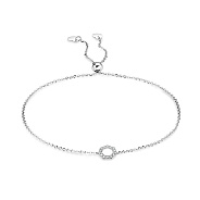 Браслет из белого золота с бриллиантами (арт. Б341362010б)