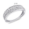 Серебряное кольцо с дорожкой из фианитов (арт. 7501/7087) – изображение 2