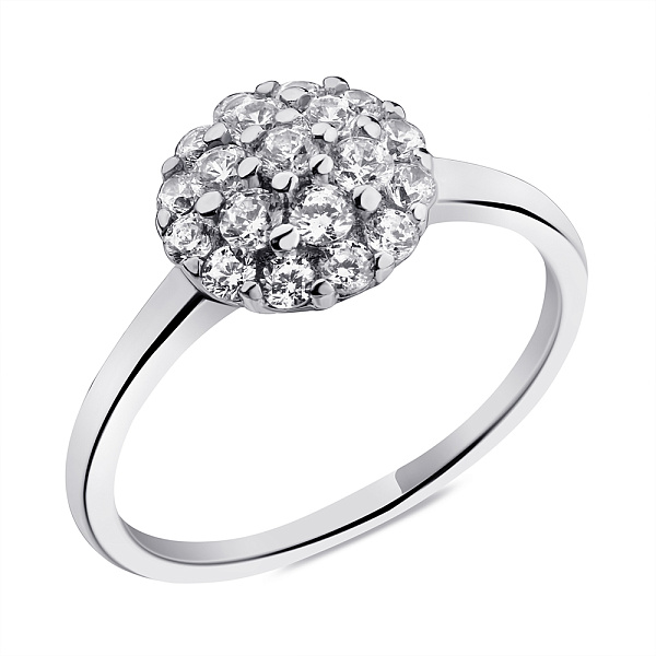 Серебряное кольцо с фианитами (арт. 7501/6423) – изображение 1