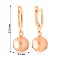 Золоті сережки з підвісками (арт. 100053/3) – зображення 2