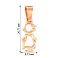 Золота підвіска Дівчинка з фіанітами (арт. 440553) – зображення 3