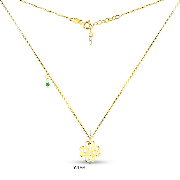 Колье из золота с фианитом (арт. 352820жз) – изображение 3