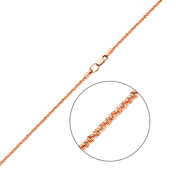 Ланцюжок з червоного золота плетіння Акс (арт. 301703) – зображення 1
