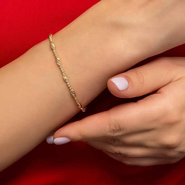 Браслет из желтого золота Francelli (арт. 3261144ж) – изображение 2