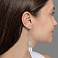 Серьги-подвески из белого золота (арт. 107261б) – изображение 3