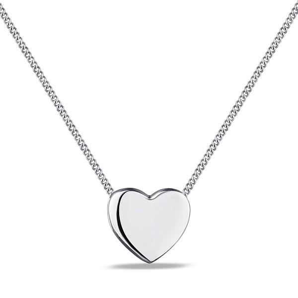 Серебряное колье Сердце (арт. 7507/1933) – изображение 2