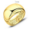 Массивное кольцо из желтого золота Francelli (арт. 155734ж) – изображение 6