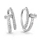 Сережки з білого золота з діамантами  (арт. С011537030б) – зображення 1