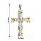 Золотой крестик с бриллиантами (арт. 3192207223) – изображение 4