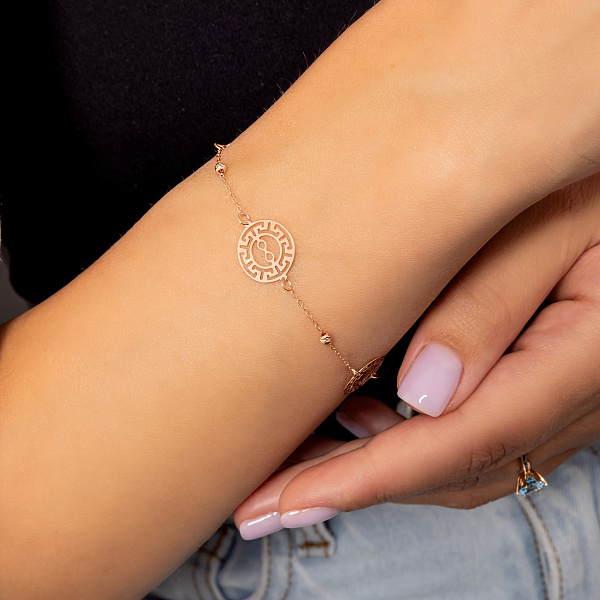 Золотий браслет Олімпія (арт. 326942) – зображення 2