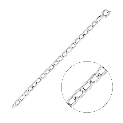 Цепочный браслет из серебра  (арт. 7509/3167)