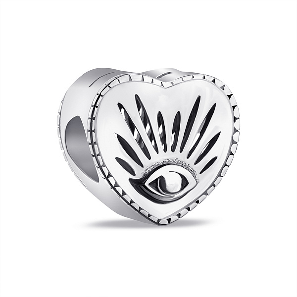 Серебряный подвес-шарм без камней (арт. 7903/3721) – изображение 1