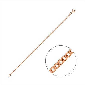 Фото Золотой цепочный браслет на руку плетения Панцирь (арт. 311001)