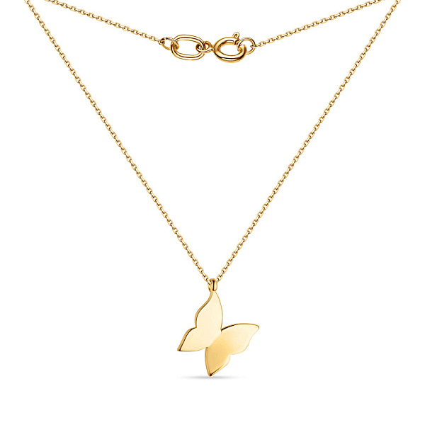 Кольє з жовтого золота "Метелик" (арт. 352087ж) – зображення 2