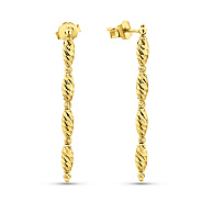 Фото Золотые серьги-пусеты Francelli (арт. 1091678ж)