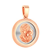 Золотая ладанка иконка Божья Матерь «Казанская» (арт. 440496кб)