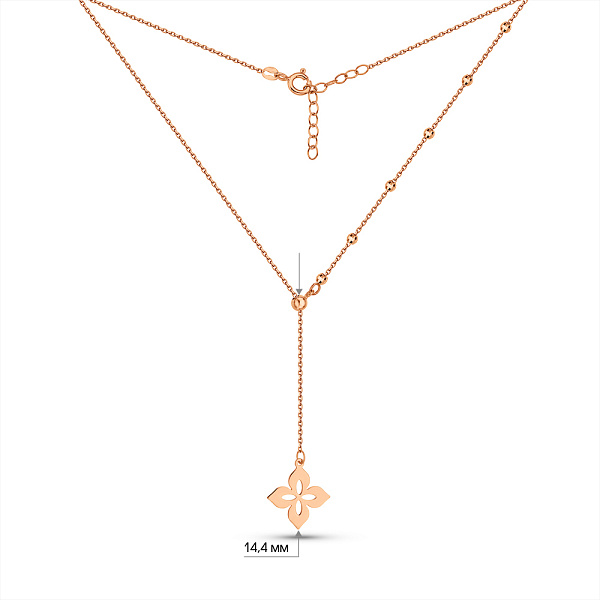 Кольє з червоного золота (арт. 352617) – зображення 5