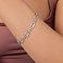 Браслет из серебра с фианитами (арт. 7509/5239) – изображение 2