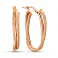 Сережки з червоного золота без каміння (арт. 1091893/30) – зображення 1