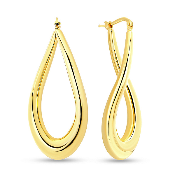 Сережки Francelli из желтого золота (арт. 108016ж) – изображение 1