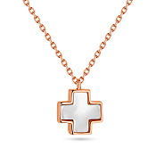 Колье золотое с перламутром (арт. 352187п)