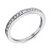 Серебряное кольцо с дорожкой из фианитов (арт. 7501/6871) – изображение 1