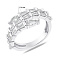Серебряное кольцо с фианитами (арт. 7501/8396) – изображение 3