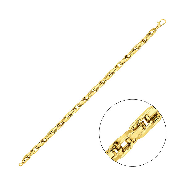 Браслет из желтого золота Звенья (арт. 3261027ж) – изображение 1