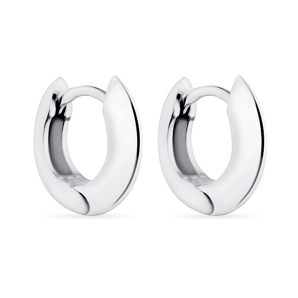 Серьги-кольца из серебра (арт. 7502/3092/10) – изображение 1