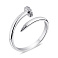 Серебряное кольцо Гвоздь с фианитами (арт. 7501/А384кю) – изображение 1