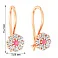 Дитячі золоті сережки з фіанітами (арт. 114201р) – зображення 3