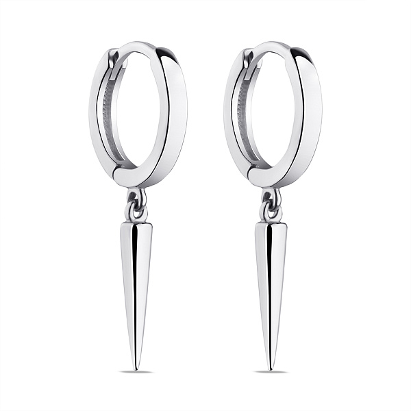 Серьги из серебра с подвесками (арт. 7502/20284р) – изображение 1