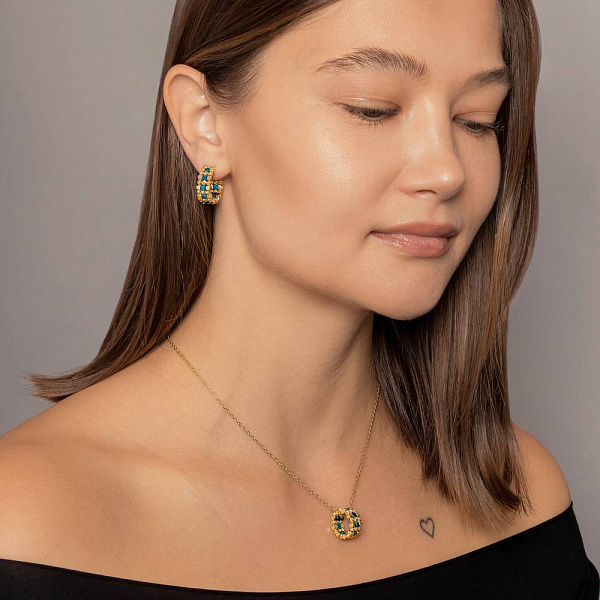 Золоте кольє Francelli (арт. 352874жс) – зображення 4