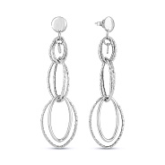 Фото Серьги из белого золота Francelli (арт. 1091211б)