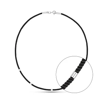 Шовковий шнурок з золотими вставками (арт. 360144б)