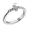 Серебряное кольцо с фианитами (арт. 7501/5552) – изображение 2