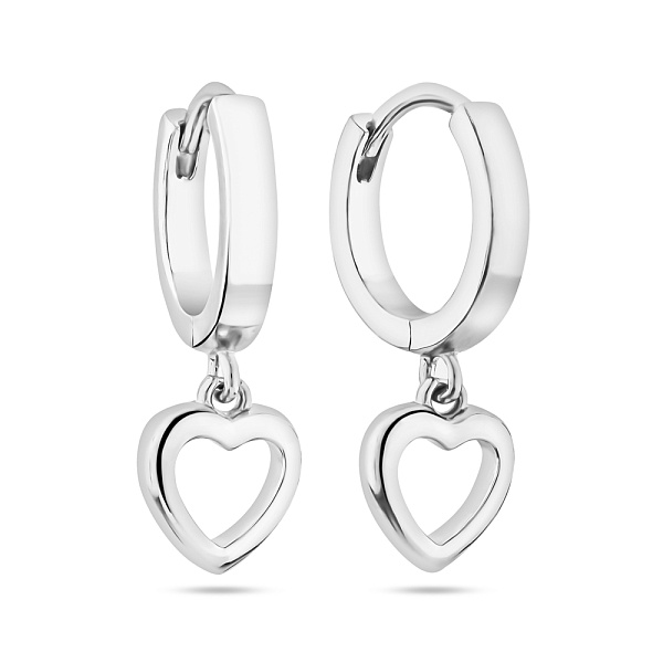 Серьги-подвески из серебра (арт. 7502/4505/10) – изображение 1