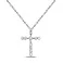 Колье Крестик из серебра с фианитами (арт. 7507/1708) – изображение 1